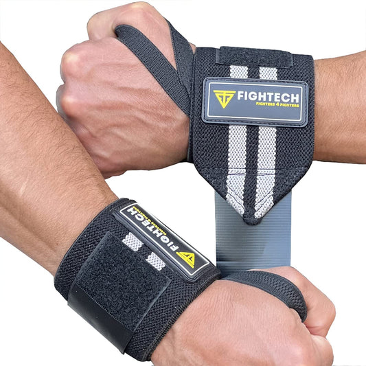 Wrist Wraps for Weightlifting | 18 Inch Professional Grade Lifting Wrist Wraps | Best for Powerlifting Competition, Strength Training, Bodybuilding (Black, 18 Inch)