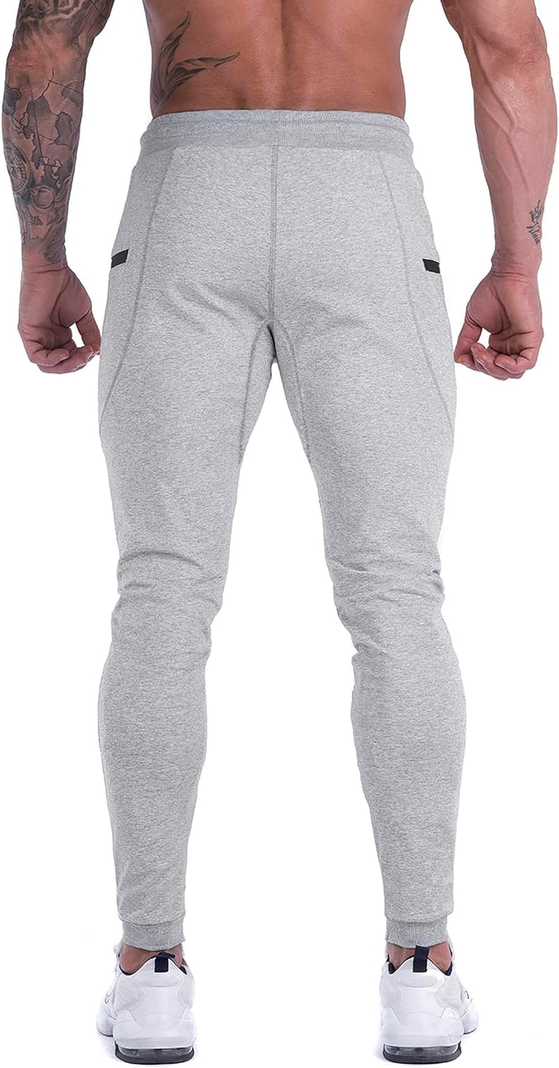 Mens Slim Joggers Tapered Sweatpants Gym Workout Pants for Running Athletic Casual